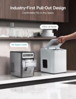 HiCOZY Ice Maker Countertop,Ice in 6 Mins with Self-Cleaning