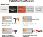 MIUZMORE Pine Cat Wall Shelves,Set of 5 Cat Wall Furniture