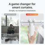 SwitchBot Smart Automatic Curtain Opener 2 Pack - WiFi Remote Control with App/Timer