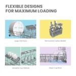 COMFEE' Portable Countertop Dishwasher for Dorm,RV& Apartment