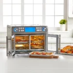 Emeril Lagasse Dual Zone 360 Air Fryer Oven Combo with French Door,25 QT Extra Large Family Size Meals to Cook Two Foods in Two Different Ways at The Same Time,Up to 60% Faster from Frozen to Finish