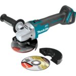 18-Volt LXT Battery and Rapid Optimum Charger Starter Pack (5.0Ah) with bonus 18V LXT Brushless Cut-Off/Angle Grinder BL1850BDC2XAG04