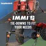 CargoBuckle Bolt On Retractable Ratchet Straps Heavy Duty,3,500 lbs Break Strength