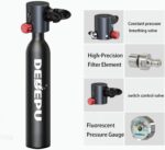 Scuba Diving Tank,0.5L Constant Pressure Mini Scuba Tank,Dive Tanks with On-Off Valve,5-10 Minutes Underwater Capability,Portable Mini Scuba Tanks,Scuba Diving Tanks with Pump