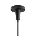 Beacon 3-Light Pendant Light in Opal Black