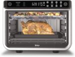 10-in-1 Smart Air Fry Digital Countertop Convection Toaster Oven with Thermometer XL Capacity and a Stainless Steel Finish