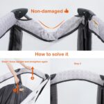 ELEMARA 4 in 1 Wide Baby Bassinet Bedside with Diaper Changer