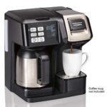 Hamilton Beach FlexBrew Thermal Coffee Maker,Single Serve & Full Pot,Compatible with K-Cup Pods or Grounds,Programmable,Black and Stainless (49966)