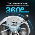 VIVOSUN 19 inch Bud Leaf Bowl Trimmer with Clear Visibility Dome