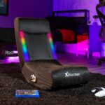 X Rocker Solo RGB Mesh 2.0 Audio Floor Rocker,30.1 x 15.4 x 24.2,Rocking Video Game Chair
