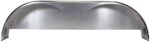 72?G10-3/4 Tandem Axle Steel Trailer Fender w/Back Plate Welded In (2-Pack)