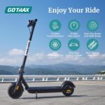 Adult Electric Scooter,8.5 Inch Pneumatic Tires,Max Range 14/18 Miles,Max Speed 15.5/18 MPH,Powered by 300 Watt Motor,with Cruise Control Adult Folding Electric Scooter