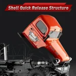 RocHobby Atlas 1/10 RC Crawler,4WD 2.4Ghz RC Rock Truck Off Road,Hobby RC Car Indoor&Outdoor 2 in 1,RC Vehicles for Adults Need to Complete with Battery,Yellow