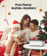 Liene 4x6'' Photo Printer,100 Sheets,Full-Color Photo,for iPhone Android