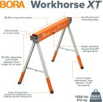 ?Affinity tool Works Saw Horses 2 Pack Folding Heavy Duty Adjustable Height Sawhorse Pair