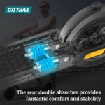 Adult Electric Scooter,8.5 Inch Pneumatic Tires,Max Range 14/18 Miles,Max Speed 15.5/18 MPH,Powered by 300 Watt Motor,with Cruise Control Adult Folding Electric Scooter