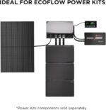 EF ECOFLOW 100W 12V Solar Panel,High Efficiency Monocrystalline PV Modules