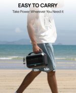 DaranEner Portable Power Station 300W. 268.8Wh (600W Surge) LiFePo4 Solar Generator