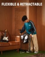 Donner DED-80 Electronic Drum Set,Electric Drum Set for Beginner with 4 Quiet Mesh Drum Pads,2 Switch Pedal,180+ Sounds,Throne,On-Ear Headphones,Sticks,and Melodics Lessons Included.