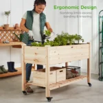 Best Choice Products Raised Garden Bed 48x24x32