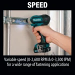 Makita 12 Volt CXT Cordless Impact Driver Kit (2.0Ah) Factory Serviced