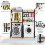 Golpart Over Washer and Dryer Shelves Heavy Duty Laundry Room Storage Organization Clothes Drying Rack