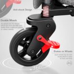 EVER ADVANCED Foldable into Bag Travel Wagon with Removable Canopy