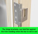 Doorricade Bar-by Doorricade-Secure The Entire Width of Your Inward Opening Front Door-Safe Room