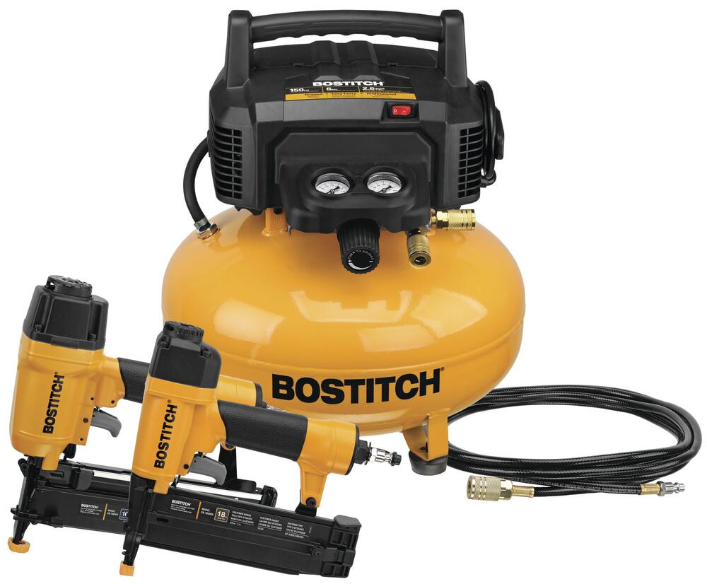 Bostitch® 6-Gallon 150 PSI Portable Electric Air Compressor with 2-Tool Combo Kit