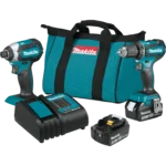 Makita 18 Volt LXT Lithium Ion Brushless Cordless 2 PC Combo Kit Factory Serviced