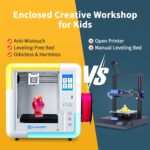 AOSEED 3D Printer for Kids and Beginners,Fully Assembled High-Speed 3D Printer