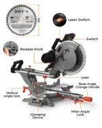 DWT 12 Inch Compound Sliding Miter Saw