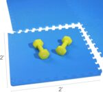 Fitvids Exercise Mat with EVA Foam Interlocking Tiles