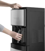 5 Gallon Water Dispenser Bottom Loading Hot Cold Water Cooler Stainless 3 Temperature Spouts