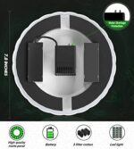 4W Solar Powered Bird Bath Fountains with 8 Nozzles