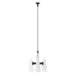 Beacon 3-Light Pendant Light in Opal Black