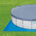Elite 14 x 42 Premium Frame Above Ground Swimming Pool with Filter Pump System And Deluxe Accessory Set