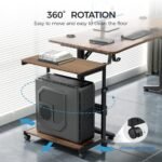 EUREKA ERGONOMIC Computer Tower Stand with Rolling Wheels & Mouse Pad