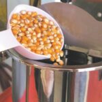 Nostalgia Vintage Collection 25 oz Red Kettle Countertop Popcorn Machine