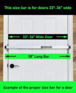 Doorricade Bar-by Doorricade-Secure The Entire Width of Your Inward Opening Front Door-Safe Room