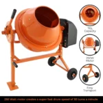 T-Mech Electric Cement Mixer,70 Litre