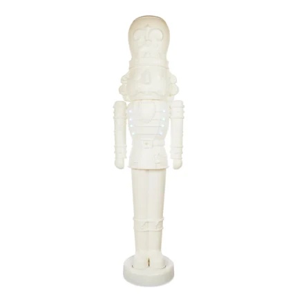 Animated White Nutcracker Blow Mold, 75 in, 6.25 ft, by Holiday Time