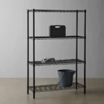 3-Shelf Adjustable,Heavy Duty Storage Shelving Unit (250 lbs loading capacity per shelf),Steel Organizer Wire Rack