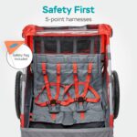 Instep Bike Trailer With Bug Screen & Weather Shield