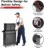 AirWire Tool Chest,5-Drawer Rolling Tool Storage Cabinet with Enhanced Packaging