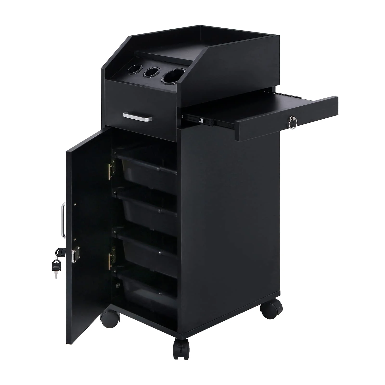 Winado Hair Salon Storage Cart with Wheels Winado Hair Salon Storage Cart with Wheels