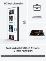 ARZOPA Portable Monitor,15.6'' 1080P FHD Laptop Monitor