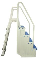 Confer Step 1 & In-Pool Ladder Above Ground Swimming Pool System ?C Choose Color