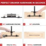 True Position Tools The Original Cabinet Hardware Jig - Hand Calibrated