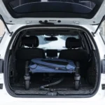 Tikysky 4 Wheel Pet Stroller for Dog and Cat,Light Foldable,Breathable Mesh Windows,Blue